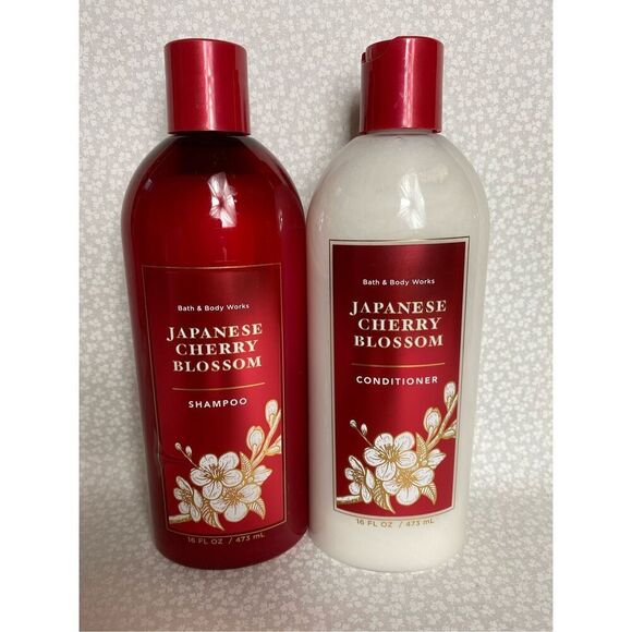 Bath and Body Works Japanese Cherry Blossom  Shampoo & Conditioner 2 pc SET - Picture 5 of 5